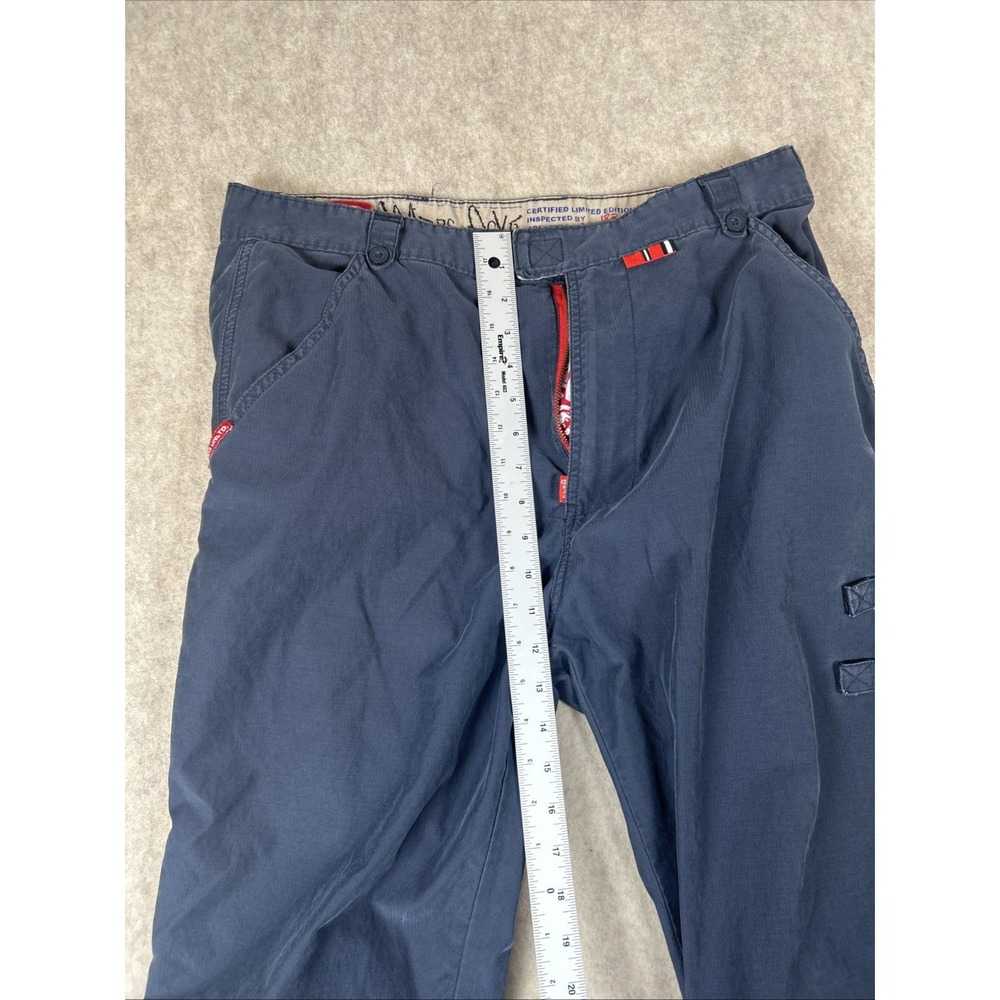 y2k ecko unltd Hiking Pants Blue Size 36 - Picture 4 of 7
